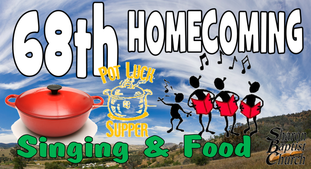 68th Homecoming singing and food