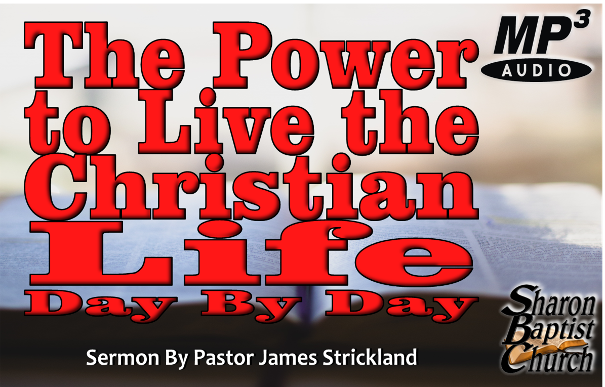 The Power to Live the Christian Life Day by Day Art Cover AUDIO